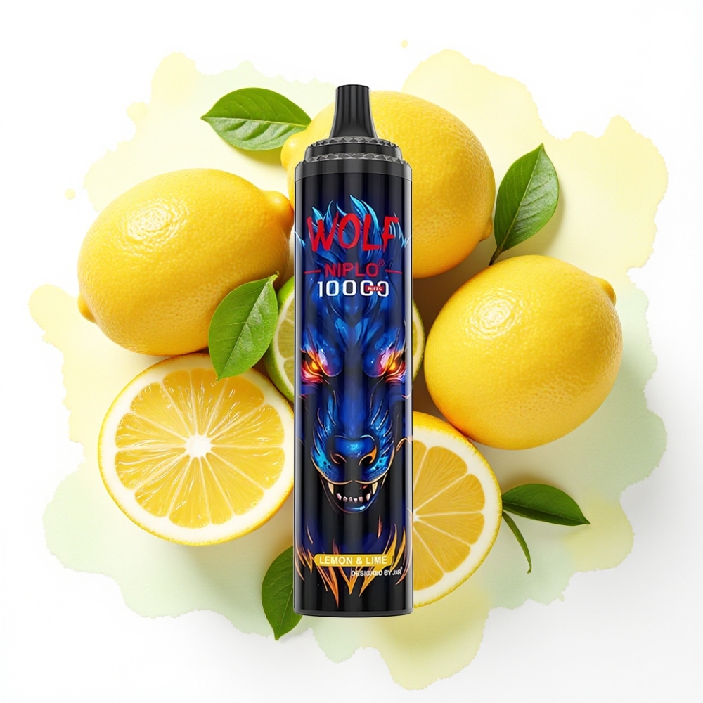 JNR Wolf Niplo 10000 Puffs Sitron & Lime 20ml/650mAh/Type-C