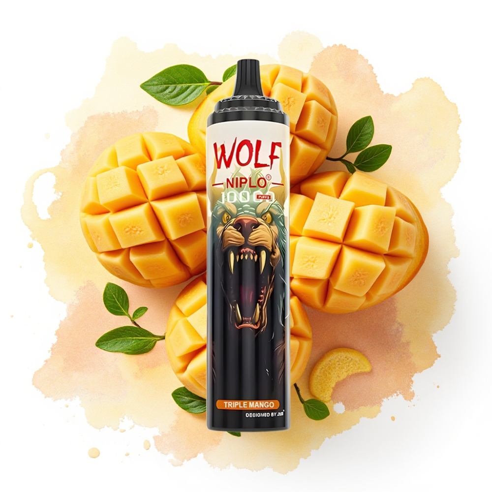 JNR Wolf Niplo 10000 Puffs Triple Mango (20ml, 5%, Type-C)