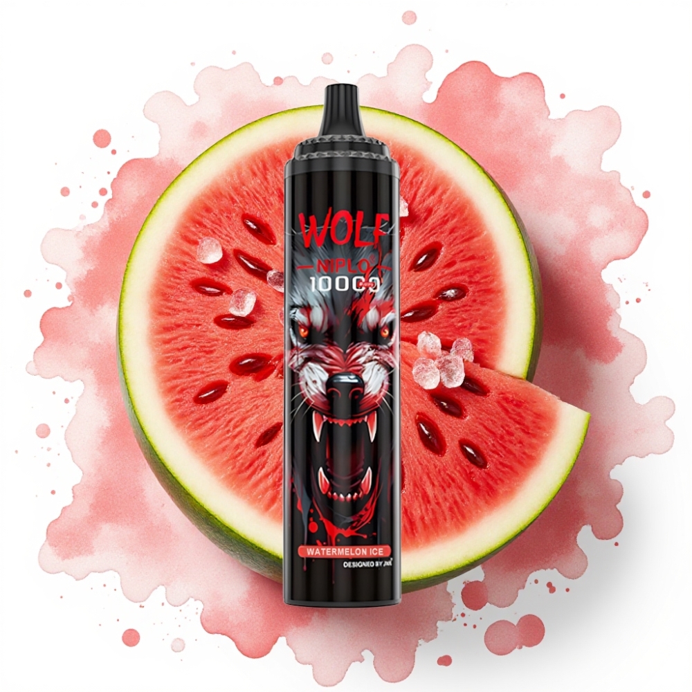 JNR Wolf Niplo 10000 Puffs Vannmelon Is – 20ml/5%/Type-C