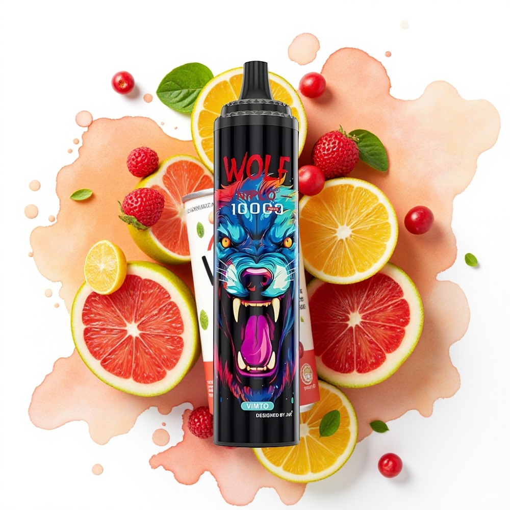 JNR Wolf Niplo 10000 Puffs Vimto – 20ml, 5%, Type-C