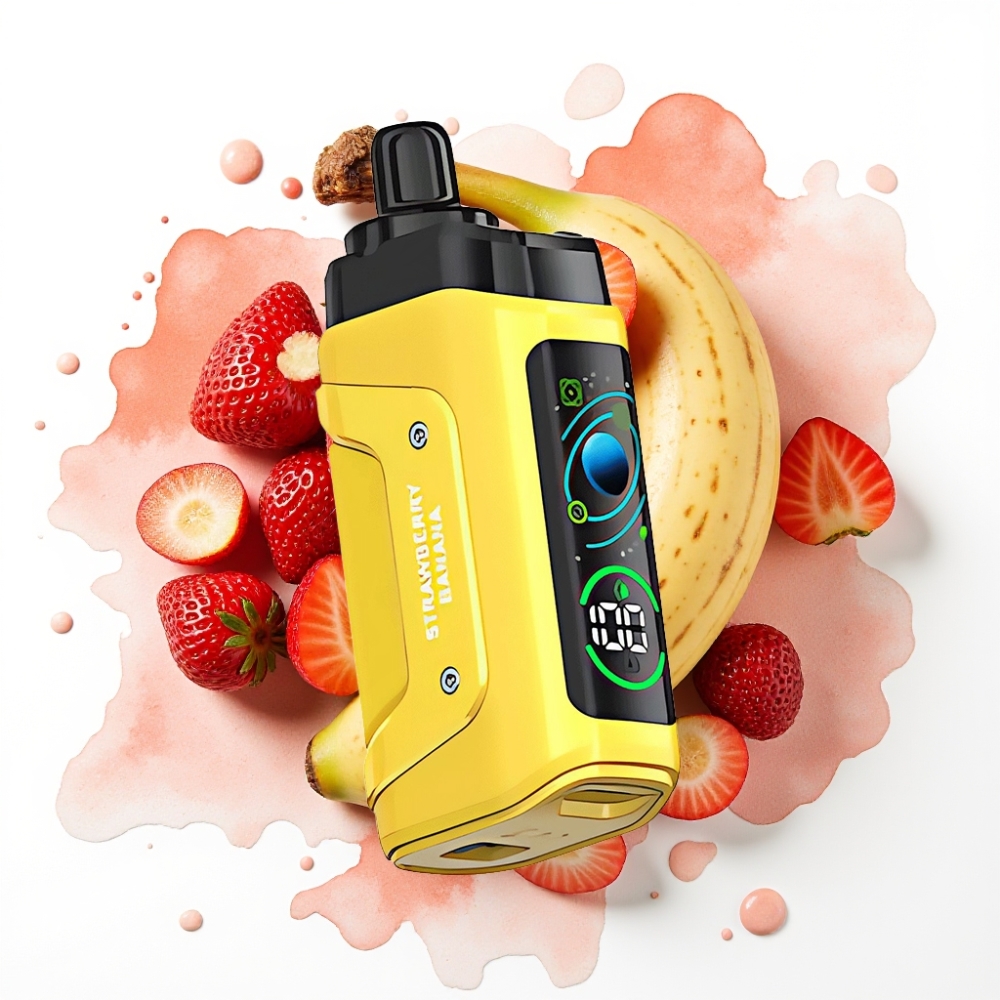 Razz Bar 45000 Puffs Engangsvape Jordbær Banan – 650 mAh, Type-C