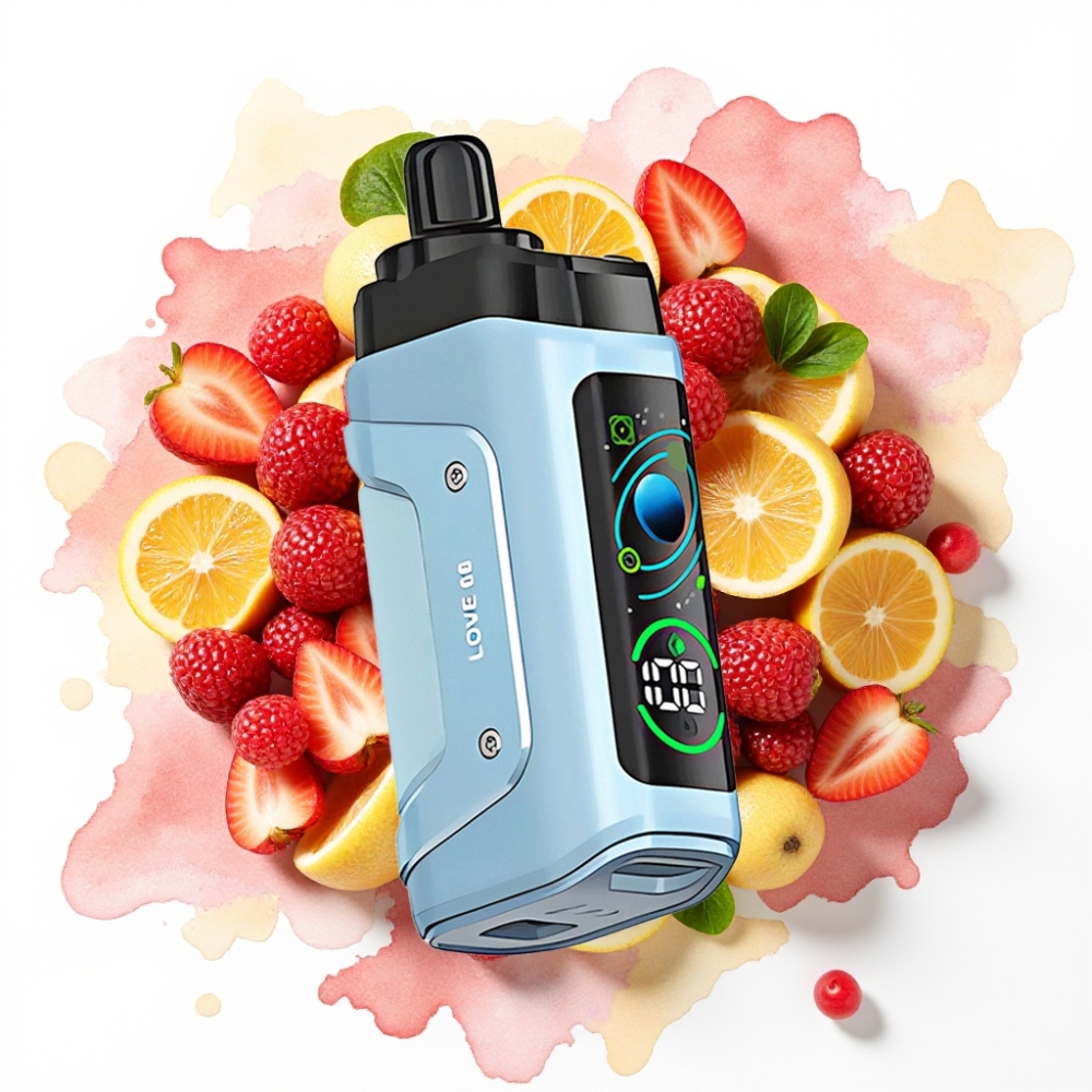 Razz Bar 45000 Puffs Engangsvape Kjærlighet 66 – 45000 Puffs, 1.0 Ohm Mesh, Type-C